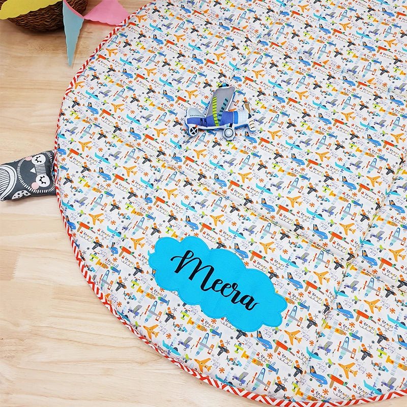 Aeroplane Quilted Play Mat