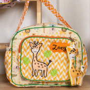 Animal Diaper Bag - Close-up of Animal Logo on Diaper Bag