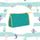 3-Zip Toiletries Kit - Aqua Girl