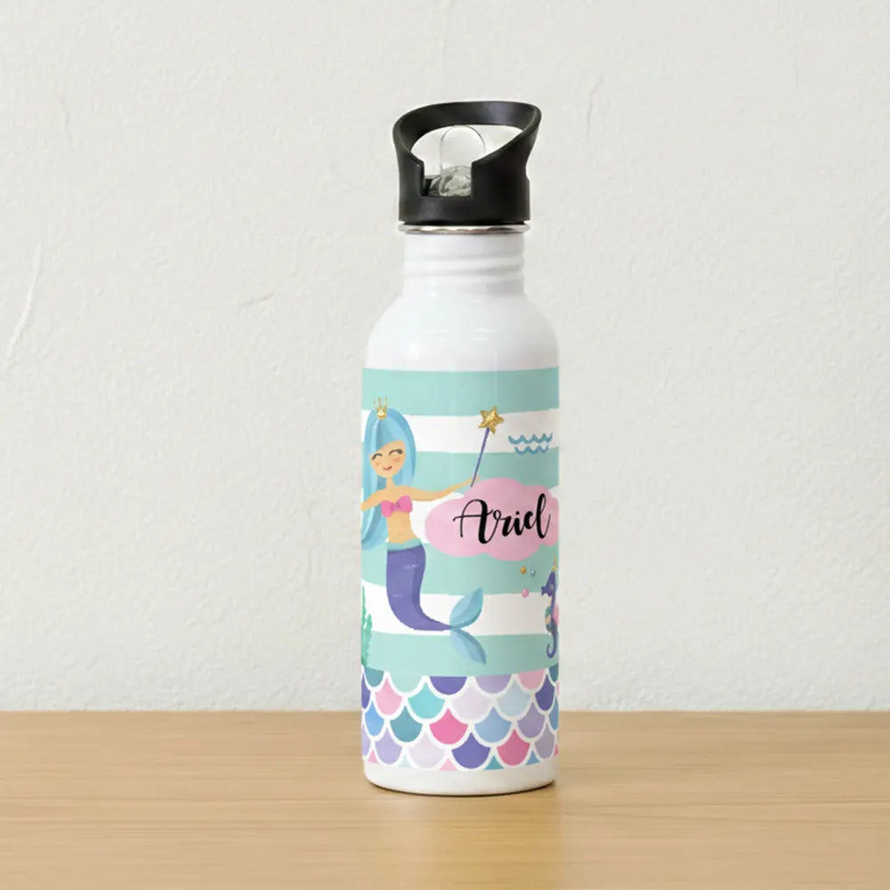 Steel Sipper Bottle (750ml) - Aqua Girl