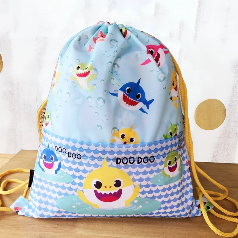 Baby Shark Drawstring Bag