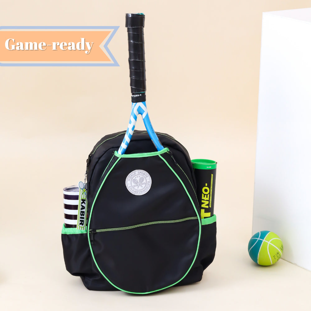 Black Tennis Backpack