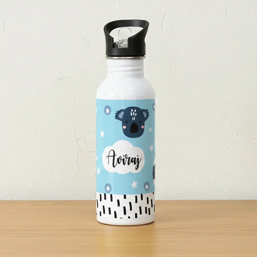 Steel Sipper Bottle (750ml) - Blue Lion