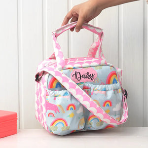 Blue Unicorn Insulated Tiffin Bag