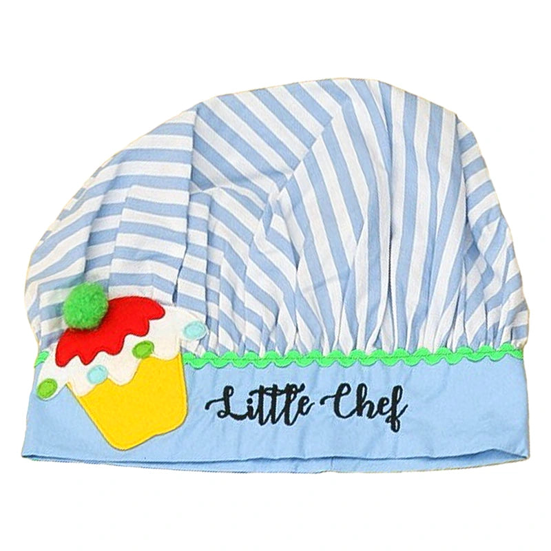 Blue Stripes Chef Hat