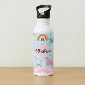 Steel Sipper Bottle (750ml) - Blue Unicorn