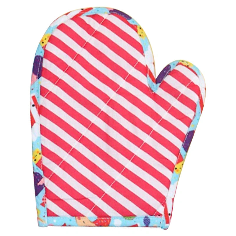 Candy Cane Chef Mitten