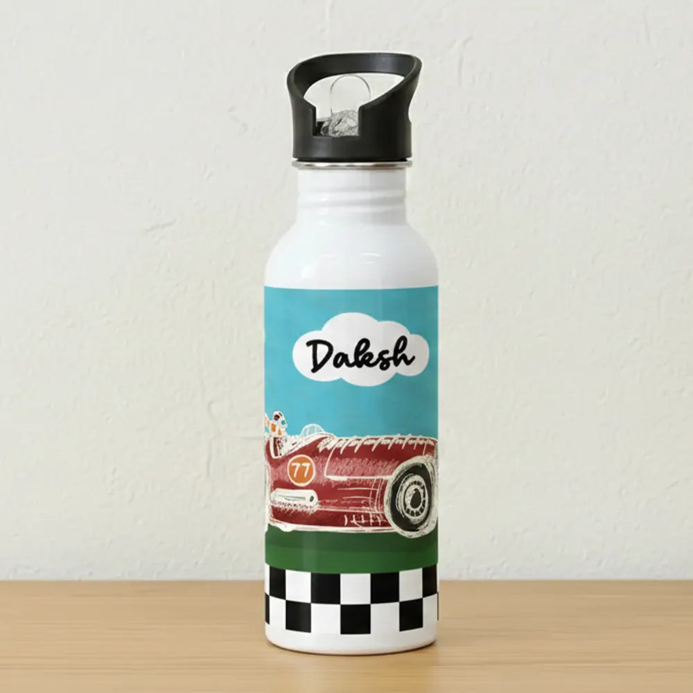 Steel Sipper Bottle (750ml) - Car