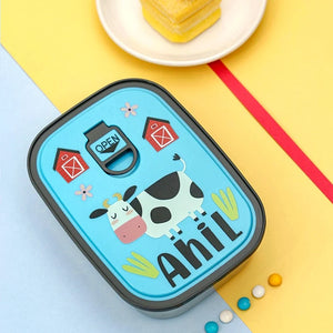 Farm Animal Steel Lunch Box