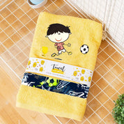 Football Player Boy Towel - Close-up of Football Player Boy Towel 2