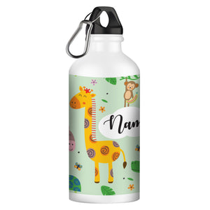 Cap Alu Sipper Bottle (600ml) - Giraffe