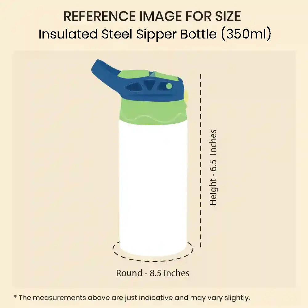 Insulated Steel Sipper Bottle (350ml)