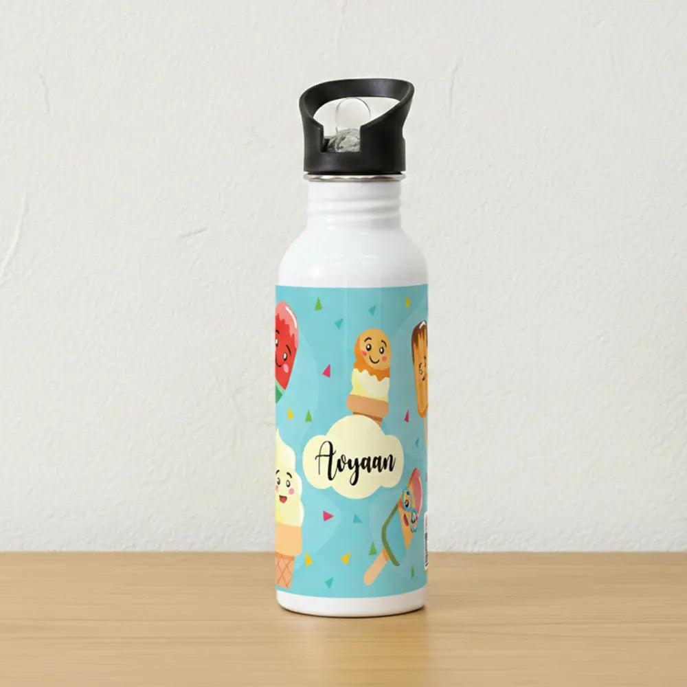Steel Sipper Bottle (750ml) - Ice-cream