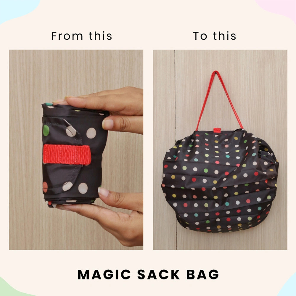 Polka Dots Magic Sack Bag