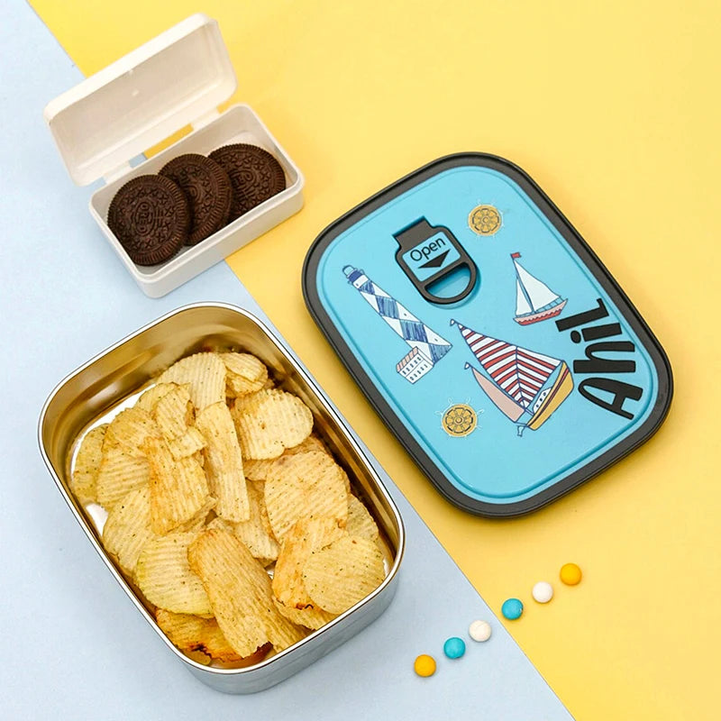 Light House Steel Lunch Box