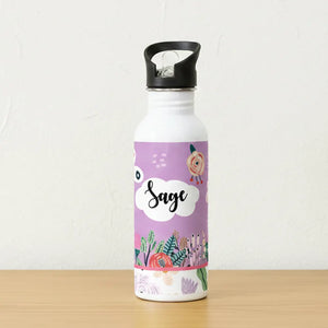 Steel Sipper Bottle (750ml) - Lilac Garden