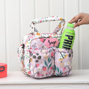 Lilac Garden Insulated Tiffin Bag