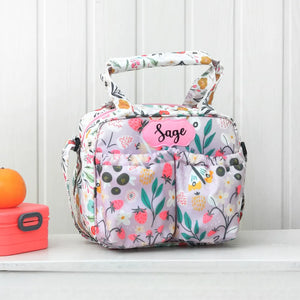 Lilac Garden Insulated Tiffin Bag
