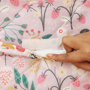 Lilac Garden Baby Diaper Bag