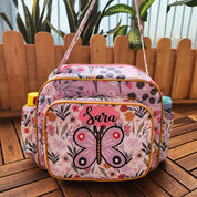 Lilac Garden Baby Diaper Bag