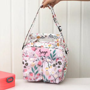 Lilac Garden Insulated Tiffin Bag
