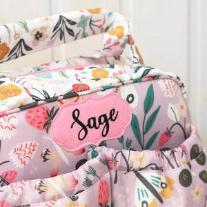 Lilac Garden Insulated Tiffin Bag