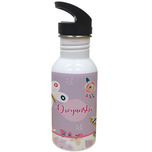 Steel Sipper Bottle (530ml) - Lilac Garden