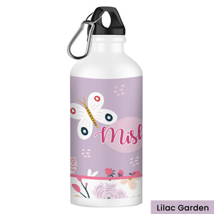 Cap Alu Sipper Bottle (600ml) - Lilac Garden