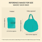 Yellow Alphabet Animal Magic Sack Bag