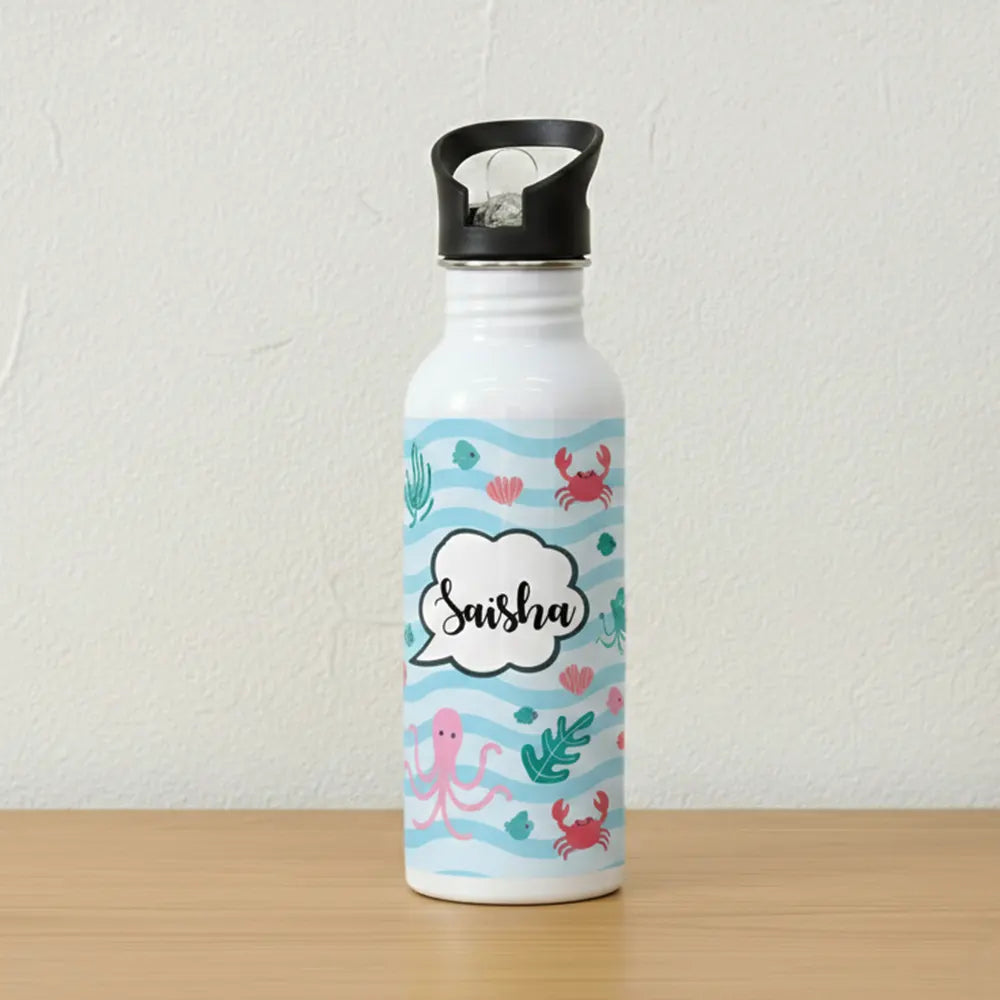 Steel Sipper Bottle (750ml) - Mermaid