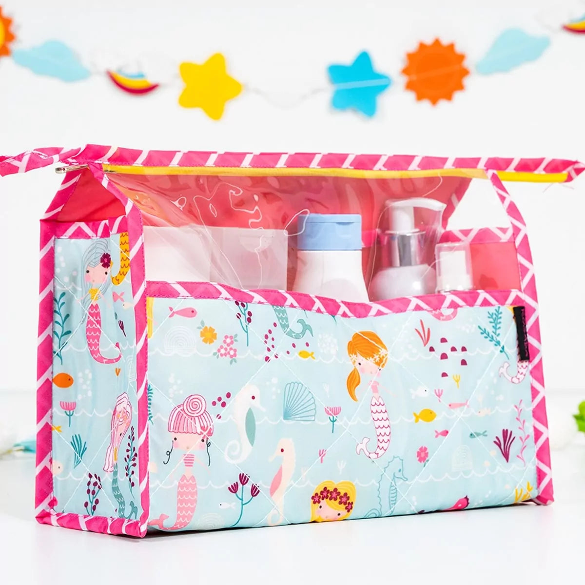 See Thru Toiletries Kit - Mermaid