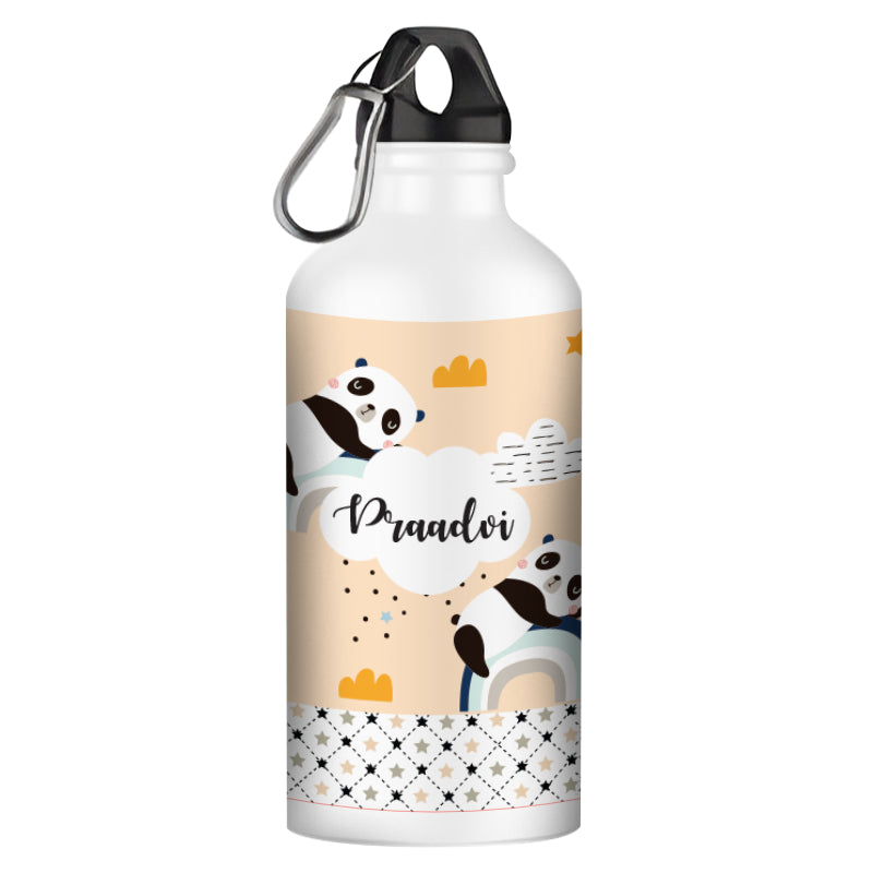 Cap Alu Sipper Bottle (600ml) - Panda