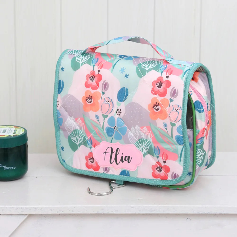 Foldable Travel Kit - Pink Flower