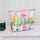Clear Zip Kit - Pink Flower