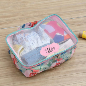 Mesh Bag - Pink Flower