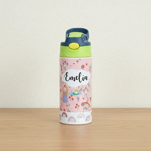 Insulated Steel Sipper Bottle (350ml) - Princess