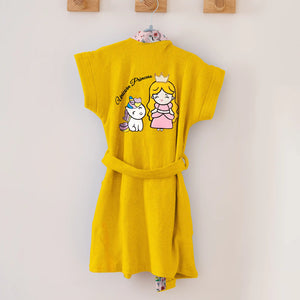 Princess And Unicorn Bathrobe
