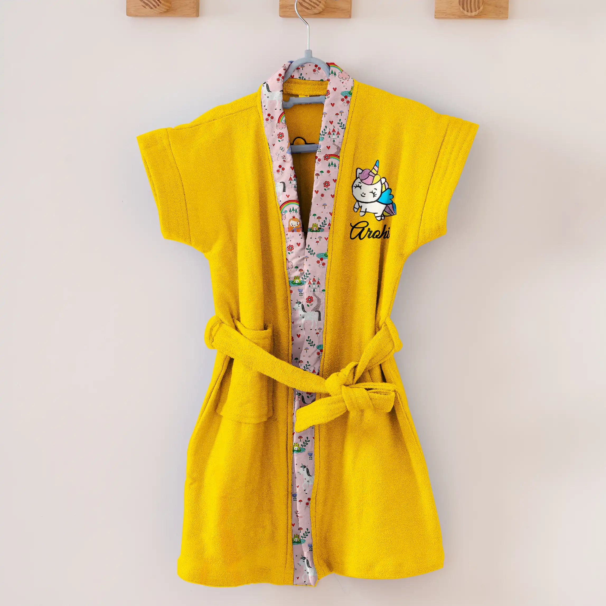 Princess And Unicorn Bathrobe