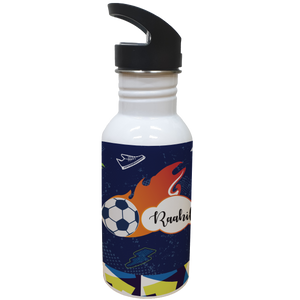 Steel Sipper Bottle (530ml) - Soccer