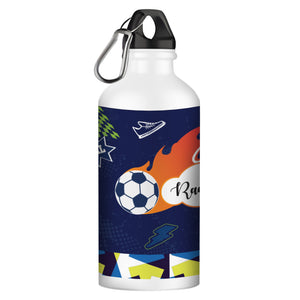 Cap Alu Sipper Bottle (600ml) - Soccer