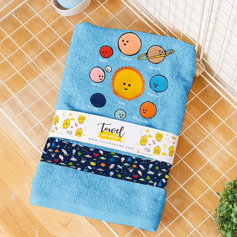 Solar System Towel - Front View