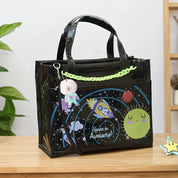 Double Pocket Jelly Tote Bag Set