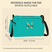 Cyan Sports Duffle Bag