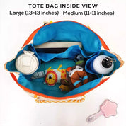 Colourful Lion Tote Bag - Interior View 2