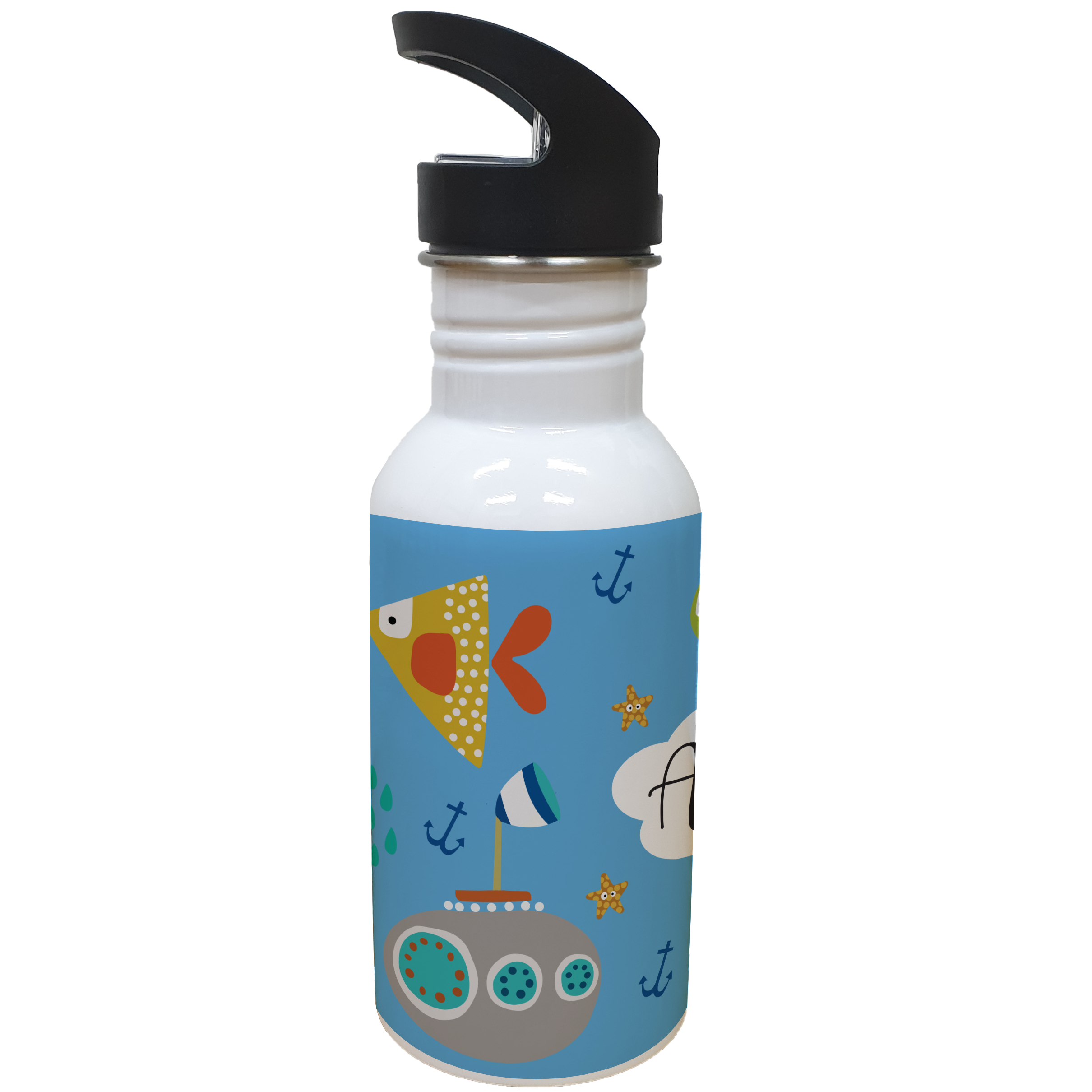 Steel Sipper Bottle (530ml) - Underwater