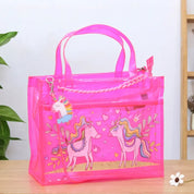 Double Pocket Jelly Tote Bag Set