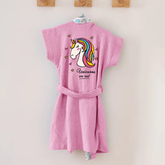 Unicorns Are Real Bathrobe